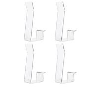 4 Pièces Présentoir à Chaussures en Acrylique, Support Stable | Réutilisable, Montage Portable, Table ou Stand Salon, pour Bottines et Baskets Garçon Fille