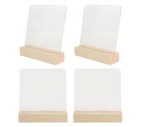4 Pièces Présentoir D'échantillons D'ongles en Bois, Robuste | Panneau D'exposition, Placement Polyvalent et Classement Facile, pour Studios Beauté et Salons Professionnels