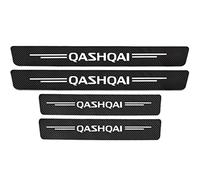 4 PièCes Protecteur de Seuil Porte de Voiture en Fibre Carbone pour NIS-san Qashqai J10 J11 J12, Autocollants de Protection de Plaques PéDale de Seuils de Anti-Rayures,White