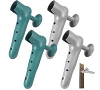 4 Pièces Protecteur pour Poignée de Porte en Silicone, Silencieux | Ventouse Arrière et Ouverture Frontale, Surface Lisse, pour Portes Intérieures, Écoles et Crèches