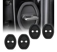 4 Pièces Protection De La Serrure De La Porte De La Voiture pour Ford Puma Puma St SUV 2024 2025, Capuchon de Protection en Silicone Accessoires Porte Serrure, Noir