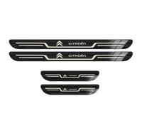 4 Pièces Protection de Seuil de Porte en Acier Inoxydable pour Citroens Berlingo C-Elysee C1 C3 C5 C6 C4 DS5, Anti-Dirty Bandes de Seuil Résistant Aux Rayures Pédale Couverture