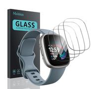 [4 Pièces] Protection Écran Compatible avec Google Fitbit Versa 4, Soft TPU Film Protection Montre Protecteur, 3D Full Coverage, Sans Bulles, Haut Définition, Anti Rayures