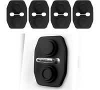 4 Pièces Protection pour Serrure de Porte pour Skoda Superb Combi/Superb Scout III II 3V 3T 3V5 3T5 2009-2025, Amortisseur Silencieux Protecteur de Serrure de Porte, Accessoires Porte Serrure (Noir)