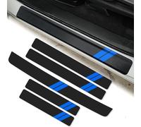 4 Pièces Protection Seuil de Porte de Voiture pour Audi Sline A1 A3 A4 A6 C7 B8 B7 A5 A7 A8 B9 B6 C6 Q2 Q3 Q5 Q7 Anti-DéRapant Autocollant RéSistant Aux Rayures Carbone Fibre Décoratifs Accessoires