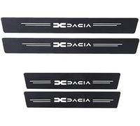 4 Pièces Protection Seuil de Porte de Voiture pour Dacia Bigster Dokker Duster Jogger, Fibre Carbone Seuil Porte Voiture Autocollant,bande décorative anti-usure