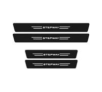 4 Pièces Protection Seuil de Porte de Voiture pour Dacia Duster Bigster Jogger Stepway Sandero Stepway Spring Logan Lodgy,Plinthes Garniture Accessoires,Anti-Dirty Antidérapan Résistant Aux Rayures