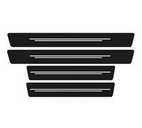 4 Pièces Protection Seuil de Porte de Voiture, pour Fiat Ducato III | AB 2006 Seuil Voiture Autocollant Seuil Porte Voiture Bande de Seuil en Fibre de Carbone,White