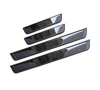 4 Pièces Protection Seuil de Porte de Voiture pour VW Passat B9 Variant/Kombi AB 2024-, Plaques Plinthes en Acier Inoxydable Anti Rayures Kick Plates,C