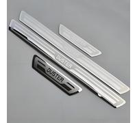 4 Pièces Protection Seuil de Porte Voiture pour Dacia Duster 3 (III) 2024 2025, Matériau en Acier Inoxydable Protection Porte de Voiture Auto Plinthes