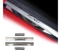 4 Pièces Protection Seuil de Porte Voiture pour Ford Fiesta 2023 2022 2021 2021-2017, Matériau en Acier Inoxydable Protection Porte de Voiture Auto Plinthes
