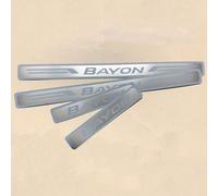4 Pièces Protection Seuil de Porte Voiture pour Hyundai Bayon 2024 2023 2022 2021, Matériau en Acier Inoxydable Protection Porte de Voiture Auto Plinthes
