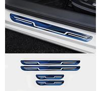 4 Pièces Protection Seuil de Porte Voiture pour Renault Rafale Symbioz Captur Clio Arkana Austral Koleos et Autres Voitures, Protection Porte de Voiture Auto Plinthes Protection Portiere Voiture