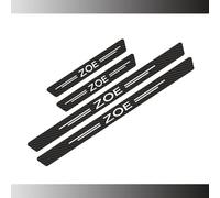 4 Pièces Protection Seuil de Porte Voiture pour Renault Zoe 2019-2024, Fibre de Carbone Protection Porte de Voiture Auto Plinthes Accessoire Voiture