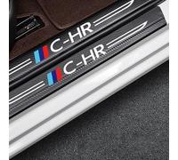 4 Pièces Protection Seuil de Porte Voiture pour Toyota C-HR 2023 2024 2025, Fibre de Carbone Protection Porte de Voiture Auto Plinthes Accessoire Voiture