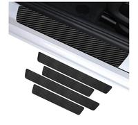 4 Pièces Protection Seuil Porte De Voiture pour Mercedes-Benz E-Class W123 W124 W210 W211 W212 C207 A207 W213 W214, Fibre Carbone Plaque De Seuils Protecteur Autocollant Accessoire Protection