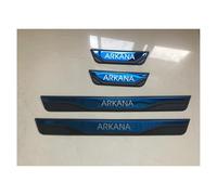 4 Pièces Protection Seuil Porte de Voiture pour Renault Arkana 2019 2020 2021 2022 2023 2024,Contre l'abrasion Plaques Acier Inoxydable Bande de Pédale Bienvenue Contre Les Frottements,A