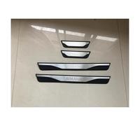 4 Pièces Protection Seuil Porte de Voiture pour Renault Arkana 2019 2020 2021 2022 2023 2024,Contre l'abrasion Plaques Acier Inoxydable Bande de Pédale Bienvenue Contre Les Frottements,C