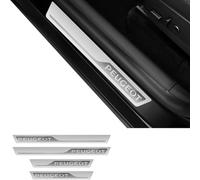 4 Pièces Protections de Seuil de Porte de Voiture en Acier Inoxydable pour Peugeot Expert/Traveller AB 2016-2025, Bienvenue Pédale Anti-Rayures Antidérapant Style Accessoires
