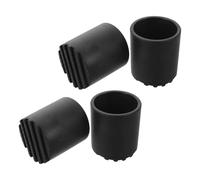 4 Pièces Protections pour Pieds D'échelle en Caoutchouc 44mm | Embouts Noirs pour Pieds, Protection du Sol, du Bruit, Usage sur Échelles Télescopiques