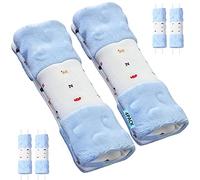 4 Pièces Protège-Ceintures pour Sièges Auto et Cosys,Protege Ceinture de securite Enfant Protege Ceintures Bébé épaulettes pour siège d'auto/poussette (15 x 5cm)