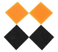 4 Pièces Protège-talons pour Talons Hauts, Caoutchouc | Lot de Noir et Jaune, pour Bottes et Soirées, du Bruit et Meilleure Adhérence