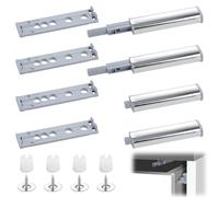 4 Pièces Push to Open Aimant Poussoir Porte Placard, Amortisseur pour Tiroir Sans Poignée pour La Porte de L'armoire, Tiroir, Meuble et Placard