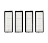 (4 Pièces) Qrevo S Filtre HEPA de Remplacement Compatible avec les Aspirateurs Robots Roborock Qrevo MaxV, Qrevo S, Qrevo Plus, Qrevo Pro, Qrevo Curv, Qrevo Edge, Kit d'Accessoires De Filtres