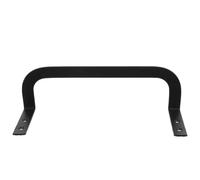 4 Pièces Rail de Retenue du Matelas 265mm, Fer 3mm pour Cadre de Lit | Antidérapant, Installation Facile avec Vis, pour Lattes Pleines et Bois, Noir Discret