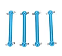 4 Pièces RC Arbre D'entraînement Avant Arrière en Alliage D'aluminium RC Arbre D'entraînement en Os de Chien Compatible avec la Voiture Tamiya TT02B 1/10 RC(Bleu)