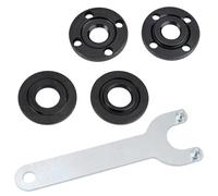 4 Pièces Rechange pour Meuleuse D'angle Accessoires avec Clé Flex de 125mm et Clé à Bride, Serrage pour Meuleuse Angulaire, Clé à Molette de Meuleuse D'angle pour Différents Modèles D'angles