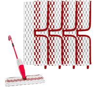 4 Pièces Recharge pour Vileda Serpillere 12 Spray Max, 100% Serpillere Microfibre pour Balai, , pour Convient à Tout Type de Sols
