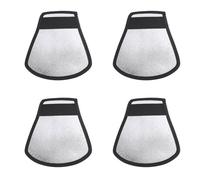 4 Pièces Réflecteur de Lumière pour Photographie, Nylon Noir | Diffuseur Flash, pour Photo Produit et Prises de Vue, Accessoire Compact, Apporte une Source Lumineuse