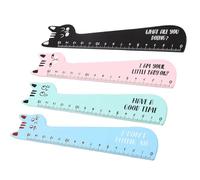 4 Pièces Règles De Dessin Sur Le Thème Des Chatons Règles D'échelle En Bois Outil Mesure Pour Le Ingénierie Règle Géométrie Polyvalente