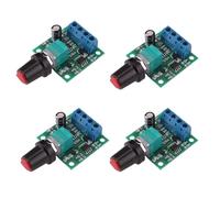 4 Pièces Régulateur de Vitesse Moteur DC PWM 1,8V-12V 2A 30W, Contrôleur de Vitesse à Basse Tension avec Potentiomètre Interrupteur, Module 1803BK 1803B pour Moteurs à Courant Continu