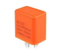 4 Pièces Relais Clignotant LED, 12V 2 Broches SPST Centrale Clignotant Moto, Flasheur Indicateur Relais, Clignotant LED Réglable Universel pour Voiture, Scooter Feux Clignotants Protection Automatique