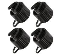 4 Pièces Ressort de Retenue de Burin Pneumatique Noir en Acier | Air Spring, Compatible Air Chisels et Outils Pneumatiques, Usinage Précis, Qualité Stable