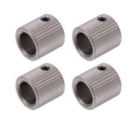 4 Pièces Roue D’alimentation, Engrenage 40 Dents Acier Inoxydable | Alésage Intérieur 8mm, Extrusion Stable et Antirouille, pour Alimentation Filament et Axe D’entraînement
