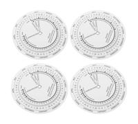 4 Pièces Roue de Grossesse Poche, Calculateur de Date D’échéance Double | Structure Rotative Fluide pour Sages-femmes et Étudiants Infirmiers, Suivi des Trimestres, Planification des Visites