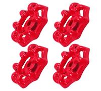 4 Pièces Roue de Poignée de Vanne en Fonte, Trou Carré 5x5 MM | Usage Extérieur pour Hose Bibs et Vannes de Linge, Finition Anti-oxydation, Prise Renforcée