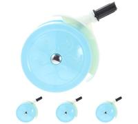 4 Pièces Roue de Rechange pour Roulette Pivotante Silencieuse | Montage Direct, Résistance à L’usure, Rotation Complète, pour Poussette et Déambulateur, Usage Maison