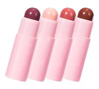 4 Pièces Rouge à Lèvres Mat Rose Longue Tenue, Hydratant, Léger