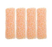 4 Pièces Rouleau à Peinture D’angle en Coton, Orange | Prise de Peinture, Couvre Plus, pour Bois et Rampes Métalliques, Usage Professionnel ou Maison