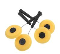 4 Pièces Rouleau à Peinture pour Espaces Brosse Ronde à Main