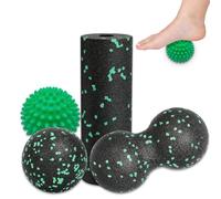 4 Pièces Rouleaux pour Massage des Fascias, Balle de Massage Pieds Voute Plantaire de Trigger Point, Boule de Massag pour Masser les Pieds, Dos, épaules, Bras