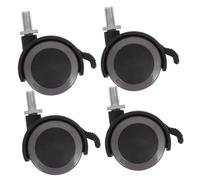 4 Pièces Roulettes de Chaise Pivotantes Lourdes M8 X 15mm