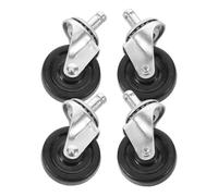 4 Pièces Roulettes pour Aspirateur Pivotantes 11mm, 50 MM | Compatibilité, Mobilité Renforcée et Protection du Sol, pour Bases D’aspirateur et Appareils Cuisine