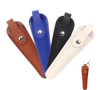 4 Pièces Sac à Ciseaux pour Salon de Coiffure, Professionnel Pu Cuir Ciseaux Sac, Ciseaux Sac Gaine Sécurité, Pochette Ciseaux Coiffure, pour Ciseaux Coiffure Professionnel (4 Couleurs)