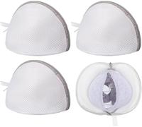 4 Pièces Sac à Linge pour Soutien Gorge, Filet De Lavage Machine A Laver, Sac à Linge RéUtilisable RéUtilisable Pour Le Soutien-Gorge, Les Sous-VêTements, Les Chaussettes, Les VêTements Pour BéBé