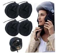 4 pièces sac de casque 18, 50x16, 93 pouces grand sac de casque léger et souple avec verrouillage par cordon pour le soudage vélo, housse